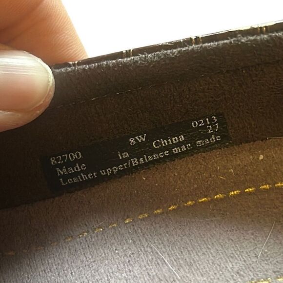 Clarks Collection Soft Cushion Sz 8M Brown Croc Comfort Loafer Flats - Picture 7 of 7